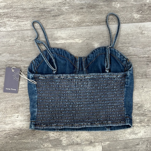 🎄[4x$50] Denim Bustier Top - Picture 6 of 8
